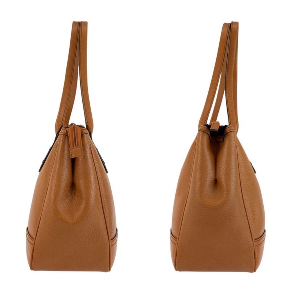 Gucci Brown Leather Tote Shoulder Bag - Picture 7 of 10